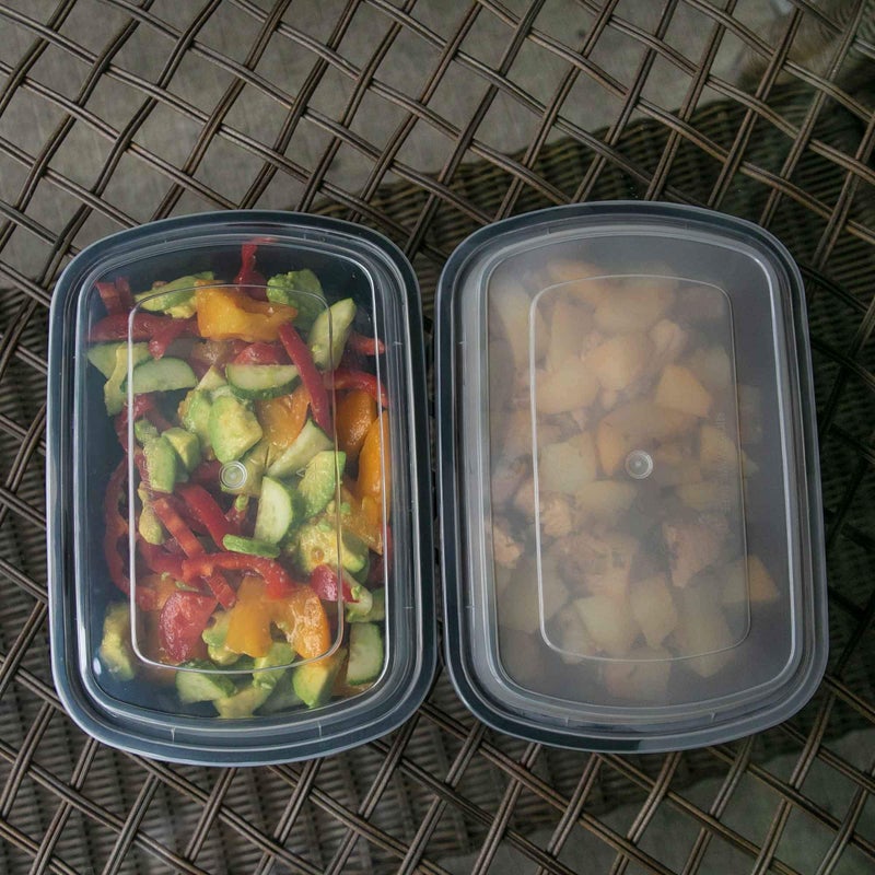 SafeWare Meal Prep Container Reusable with Lids [25 Set] 24oz. Ideal-Food Prep Containers, Food Storage Bento Box, Portion Control | Stackable | Microwave | Dishwasher | Freezer Safe - Image 5